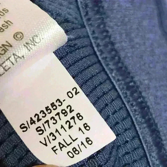 Athleta women's navy blue sports bra size small - Picture 7 of 9